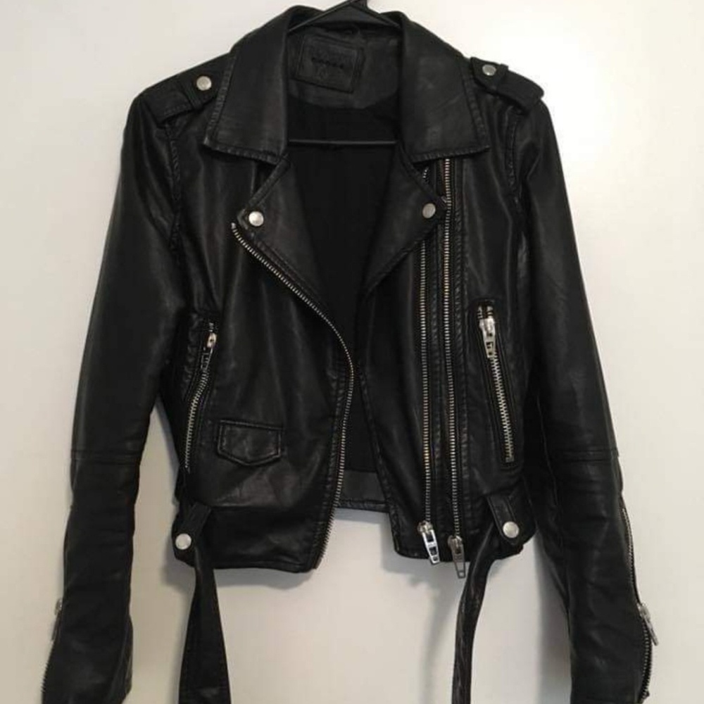 Free people vegan leather jacket